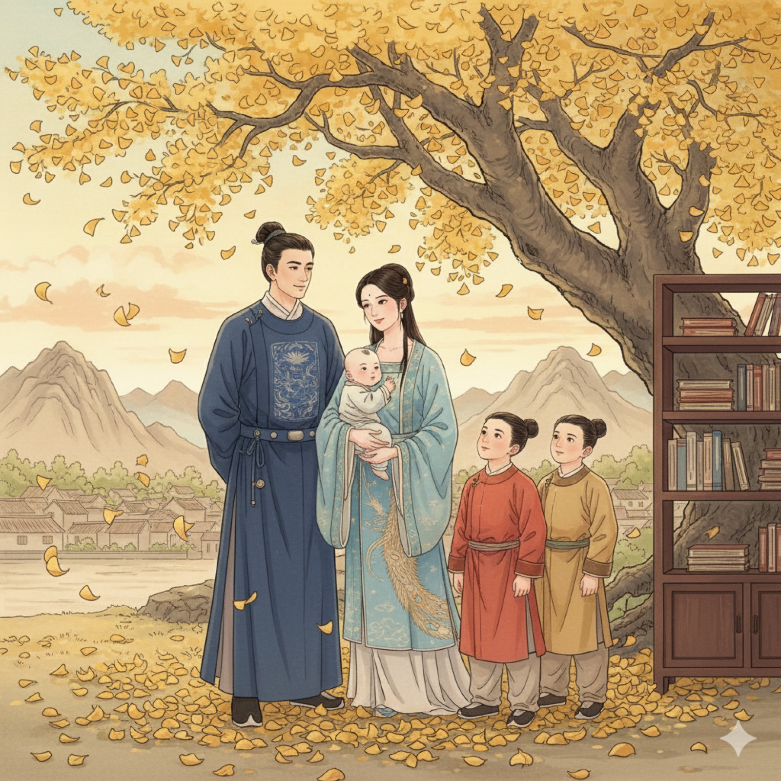 The Ning family gathered peacefully after the demon threat has passed