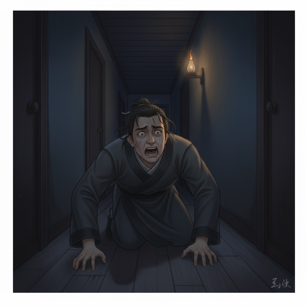 Illustration from the Chinese ghost story Painted Skin